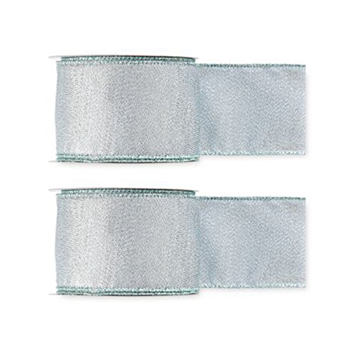 Martha Stewart Holiday Silent Night Ribbon – Sheer Silvery Blue