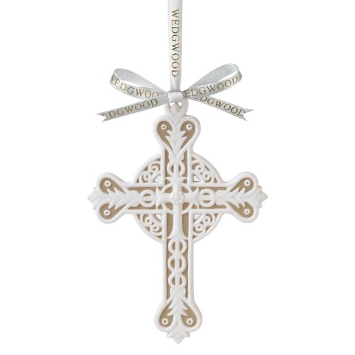 Wedgwood 2013 Christmas Tree Figural Cross Ornament