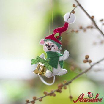 Annalee 3″ Corduroy Jinglebell Mouse Ornament