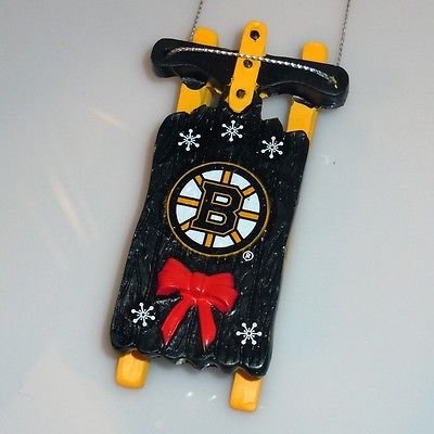 Boston Bruins Holiday Sleigh Ornament