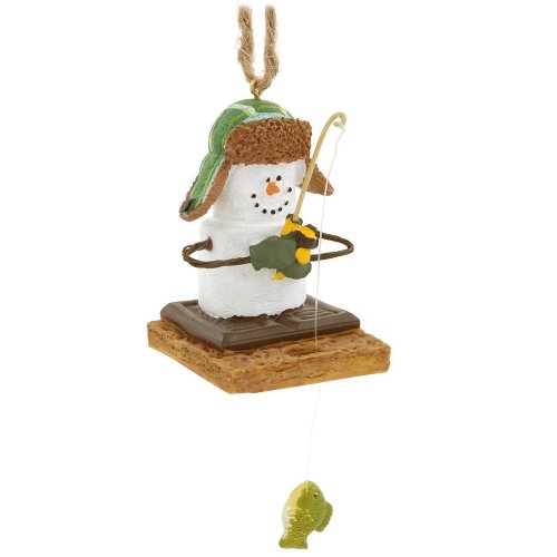 Midwest CBK S’mores Ice Fisherman Christmas Ornament