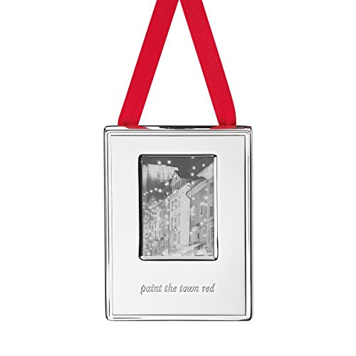 Kate Spade New York Silver Street Paint the Town Red Ornament Frame