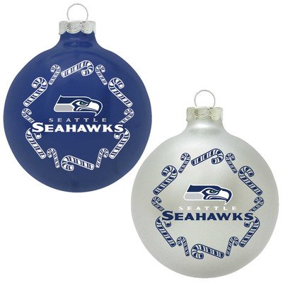 NFL Home and Away Ornament (Set of 2) NFL Team: Seattle Seahawks