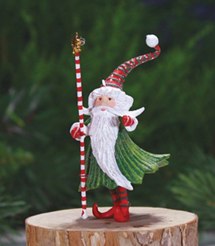 Patience Brewster Krinkles Santa Wizard Mini Ornament 08-30402 Holiday Christmas decoration Ornament