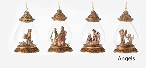 Fontanini Lighted Topper Nativity Angels Drydome Christmas Ornament #56204