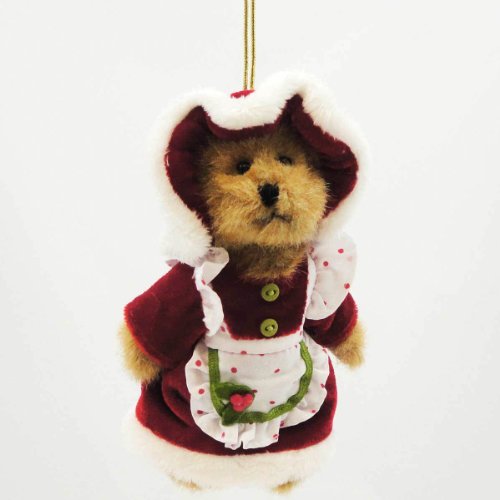 Enesco Boyds Plush 5-Inch Santa’s Workshop Holiday Ornament