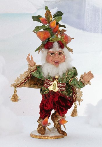 Mark Roberts Partridge in a Pear Tree Christmas Elf – Small 14″ #51-27622