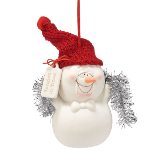 Department 56 Snow Pinions Tangled-Inch Tinsel Ornament, 3.25-Inch