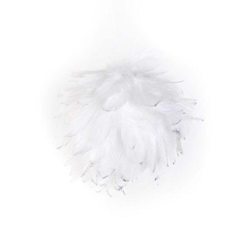 Sage & Co. Feather Ball Christmas Ornament