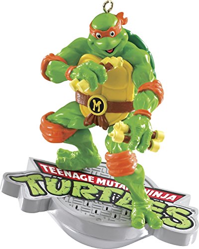 Teenage Mutant Ninja Turtles Michelangelo With Sound 2014 Carlton Heirloom Ornament