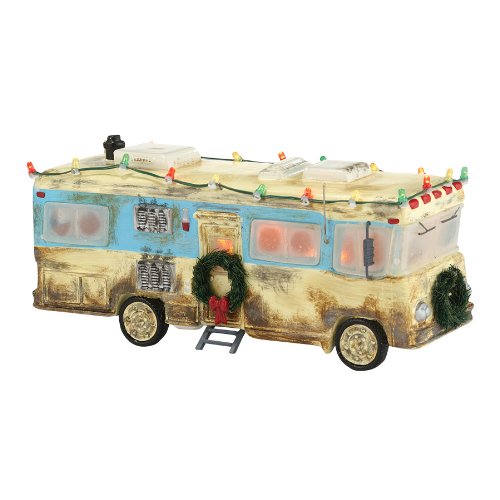 Department 56 Original Snow Village Cousin Eddie’s RV Lit House, 3.54-Inch