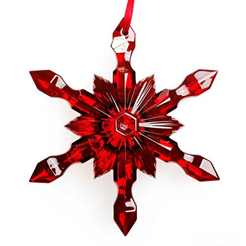 Baccarat (Baccarat) 2014 Year Limited ornament snowflake Red mirror 2-808-330