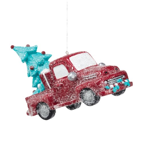 Department 56 1956 Christmas Truck Ornament, 4-Inch