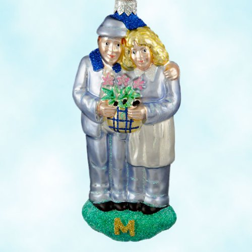 Patricia Breen Growing in Love Christmas Ornaments, 1998, 9800mil, Milaeger’s Exclusive