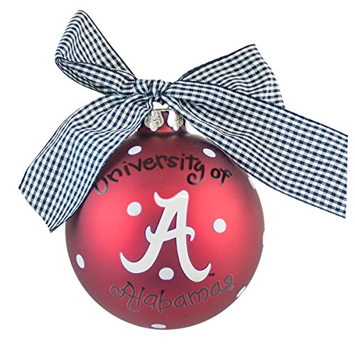 Coton Colors U of Alabama Logo Ornament – Glass Football College Holiday UA-LOGO1