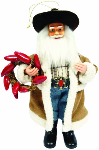 Santa’s Workshop on The Range Cowboy Santa Christmas Ornament