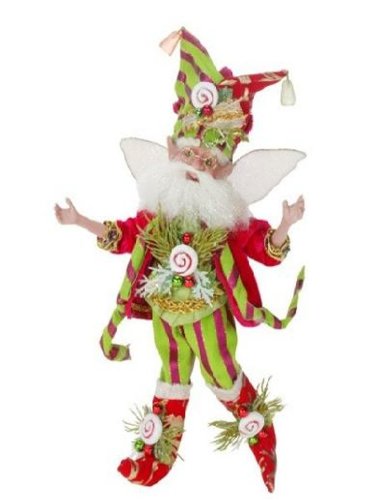Mark Roberts Fairies, Lollipop Maker Fairy, Small 11 Inches, Packaged with a Tropical Magnet