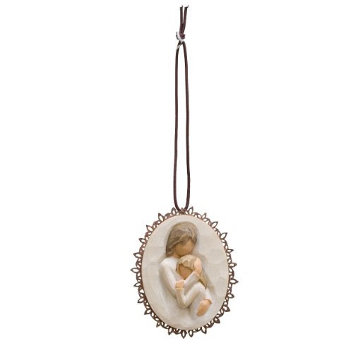 Willow Tree Close to Me Metal Edged Ornament by Susan Lordi