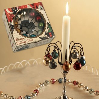 BETHANY LOWE Christmas Colorful Balls Candle Trimmer