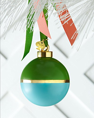 kate spade new york Be Merry Be Bright Ornament, Green/Turquoise