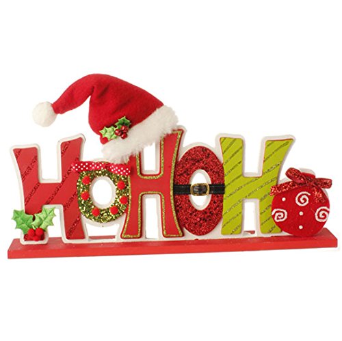 RAZ Imports – 14″ “HO HO HO” Sign