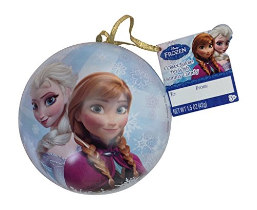 Disney Frozen Collectible Tin Ornament with Gummy Candy