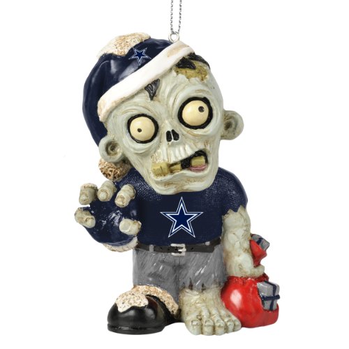 NFL 2014 Zombie Christmas Hanging Ornament 4″ (Dallas Cowboys)