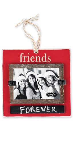 Mud Pie Chalkboard Ornament Friends Frame