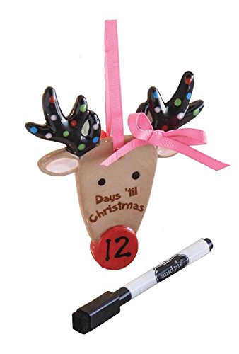 Mud Pie Ornament Set, Reindeer Countdown