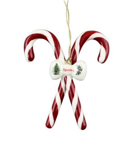 Spode Christmas Tree Candy Canes Ornament