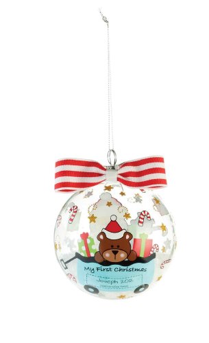 Mud Pie First Christmas Ornament, Blue