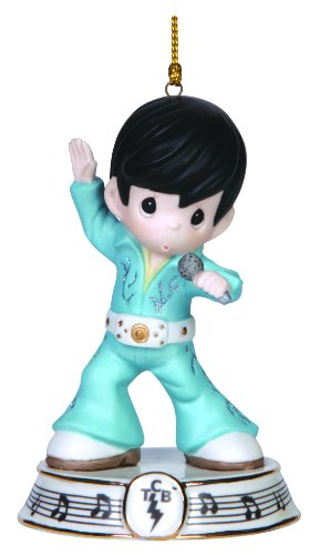 Precious Moments Company Elvis in Blue Jumpsuit Ornament