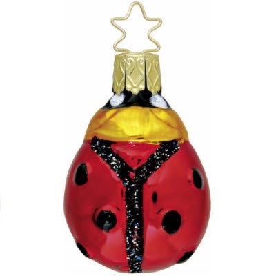 Lucky Lady Bug – Petite, #1-473-01, by Inge-Glas of Germany