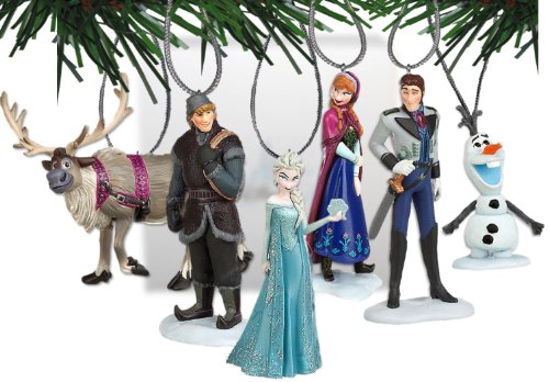 Disney’s Frozen Holiday Ornament Set- (6) PVC Figure Ornaments Included – Limited Availability