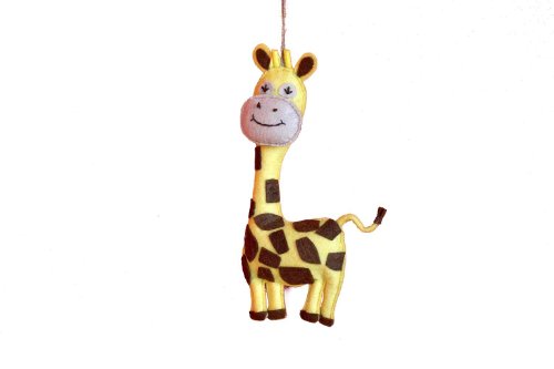 Sage & Co. Giraffe Felt Christmas Ornament