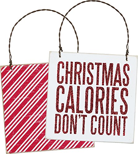 “Christmas Calories Don’t Count” Holiday Box Plaque