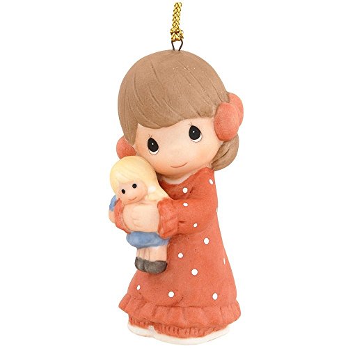 Precious Moments Company Girl with Doll Ornament