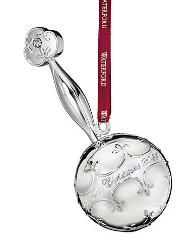 Waterford Silver 2014 Baby’s First Christmas Ornament