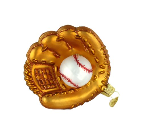 Old World Christmas Baseball Mitt Ornament