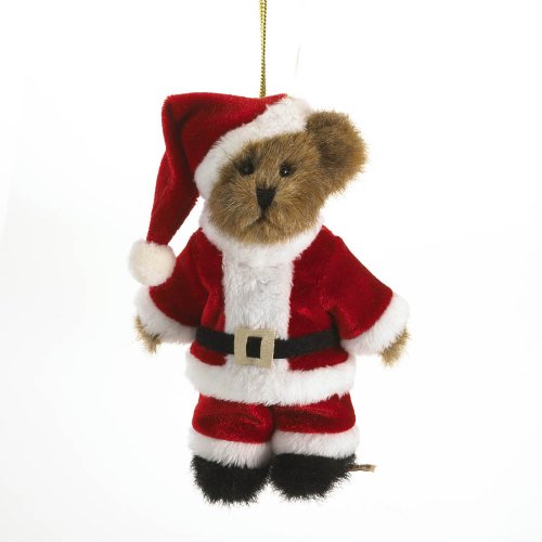 Enesco Boyds Plush 5-Inch Santa’s Workshop Holiday Ornament