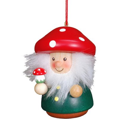 15-0410 – Christian Ulbricht Ornament – Mushroom Man – 3″”H x 2″”W x 2″”D