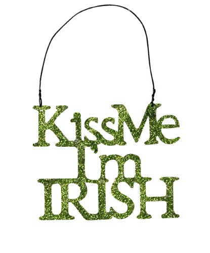 Primitives By Kathy Tin Metal Miniature Ornament Kiss Me I’m Irish 13512