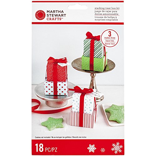 Martha Stewart Crafts 48-30327 Merry and Bright Ornament Box Kit