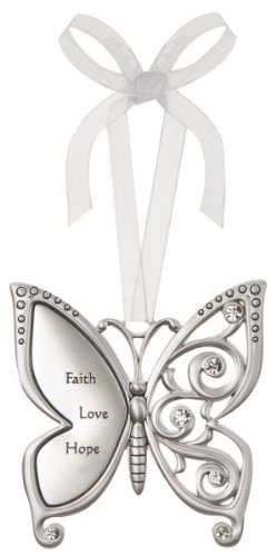 Butterfly Blessings Ornament by Ganz – Faith Love Hope