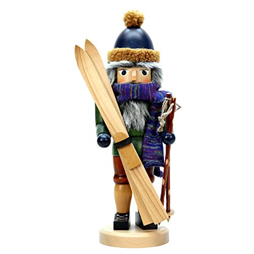 32-818 – Christian Ulbricht Nutcracker – Skier – 17″”H x 7.5″”W x 5.5″”D