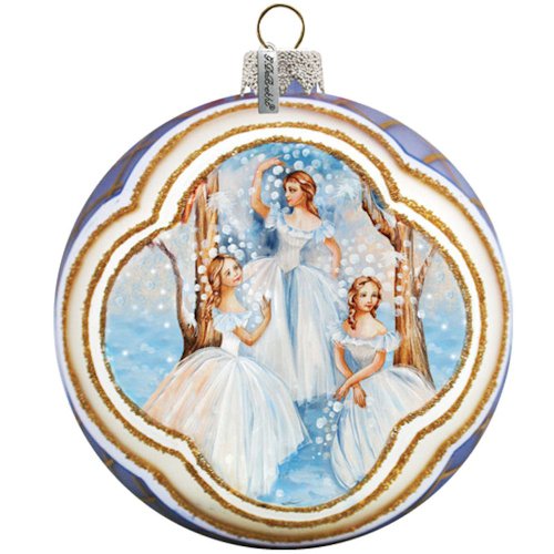 Nutcracker Fairy Ball Ornament