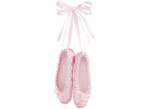 Macy’s Holiday Lane Pink Ballerina Ballet Slipper Toe Shoe Ornament