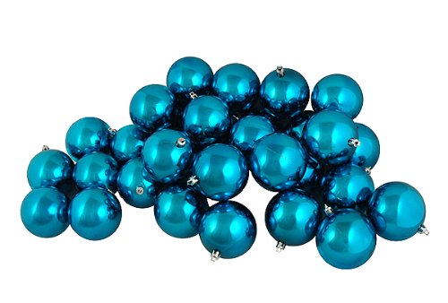Vickerman Ball Ornament, 60mm, Turquoise