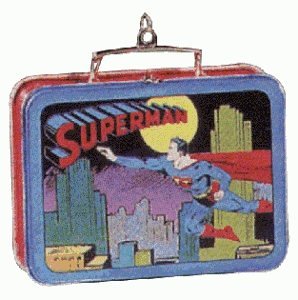 Hallmark Keepsake Ornament, Superman Tin Lunchbox, Dated 1998