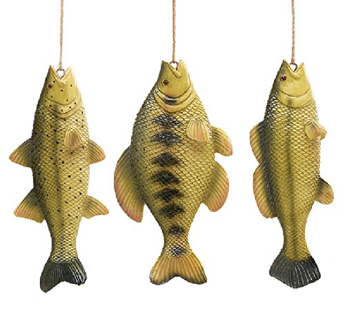 Resin Fish Assorted Ornaments- Christmas Ornament Holiday Gift